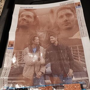 Supernatural Diamond Painting Kit with Dean And Sam Winchester 30x40